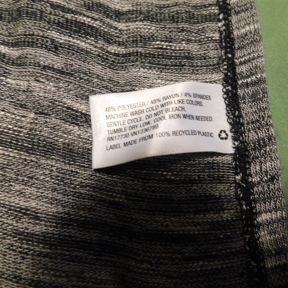 super-long space-dyed maxi side slit pullover L - Picture 3 of 4